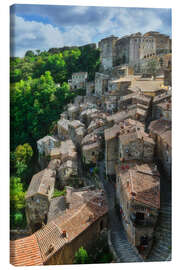 Canvas print Sorano, Italy