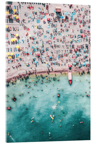 Acrylic print Ocean beach in summer