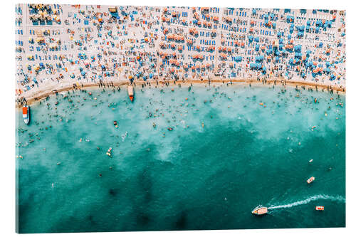 Acrylic print Beach in the summer