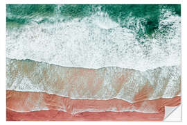 Muursticker Ocean waves