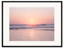 Gerahmter Kunstdruck Bali Sonnenuntergang II