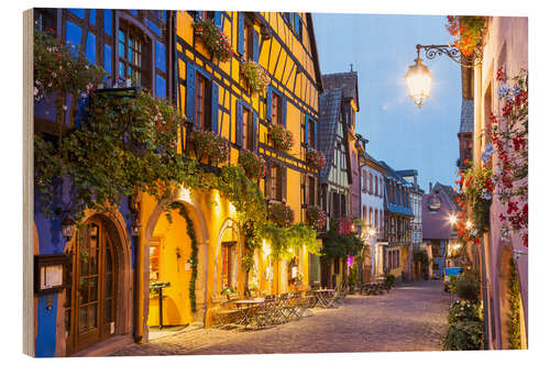 Trebilde In the streets of Riquewihr, Alsace