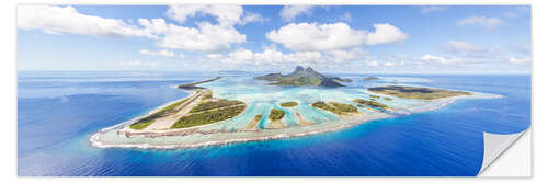 Wall sticker The coast of Bora Bora