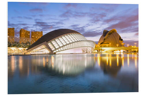 Foam board print City of Arts and Sciences, Valencia