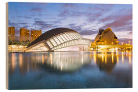 Trätavla City of Arts and Sciences, Valencia