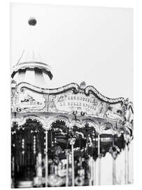 Foam board print Carousel Paris