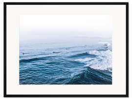 Gerahmter Kunstdruck California Vibes - Surfer