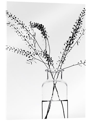 Acrylic print Bottle with branches I