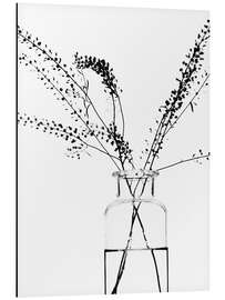 Magnettafel Glasvase mit Zweigen I