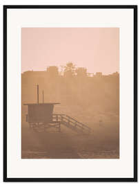 Gerahmter Kunstdruck California Sunset