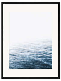 Gerahmter Kunstdruck Blauer Ozean I