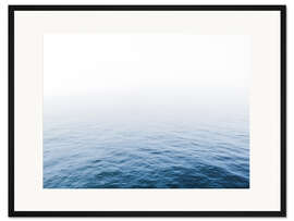 Gerahmter Kunstdruck Blauer Ozean II