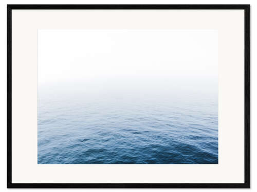 Gerahmter Kunstdruck Blauer Ozean II