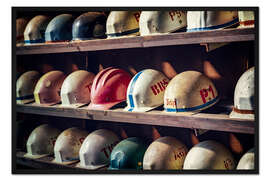 Gerahmter Kunstdruck Arbeitsschutz