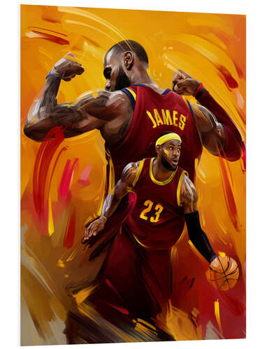 Quadro em PVC Lebron James