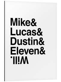 Magnettafel Stranger Things - Namen