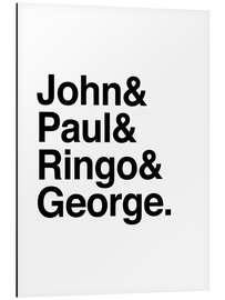 Magnettafel The Beatles - Names