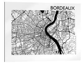 Gallery print City map of Bordeaux