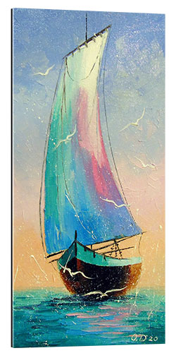 Gallery print Sailboat at sea