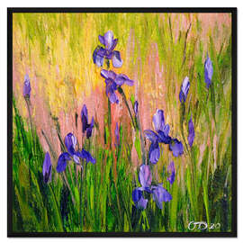 Gerahmter Kunstdruck Iris