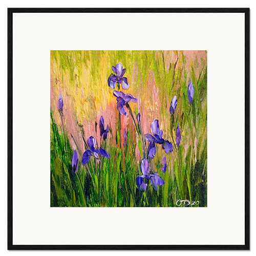Gerahmter Kunstdruck Iris