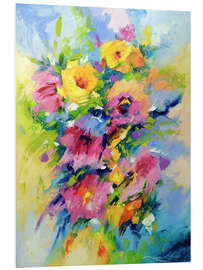 Foam board print Spring bouquet