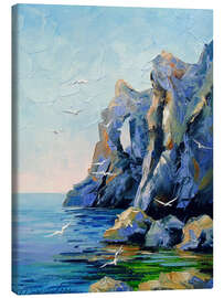 Canvas print Rocky shore