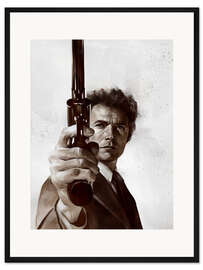 Gerahmter Kunstdruck Dirty Harry IV