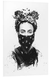 Foam board print Rebel Frida Kahlo