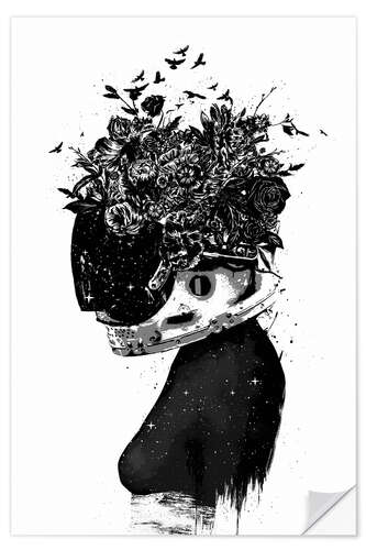 Sisustustarra Astronaut girl