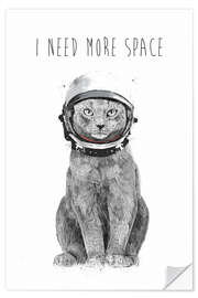Sticker mural I need more space - Balazs Solti