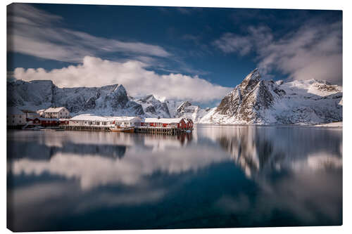 Canvas print Lofoten in winter