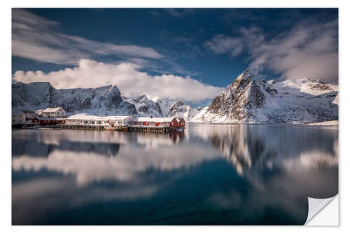 Sisustustarra Lofoten in winter