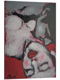 Magnettafel Vergnügen und Leidenschaft der Liebenden