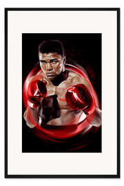 Gerahmter Kunstdruck Muhammad Ali II