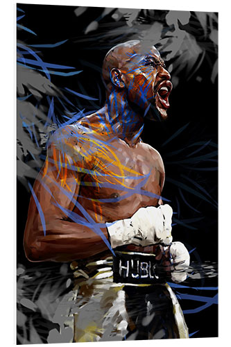 Foam board print Floyd Mayweather