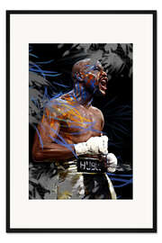 Gerahmter Kunstdruck Floyd Mayweather