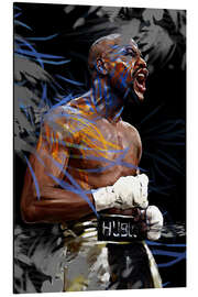 Magnettafel Floyd Mayweather