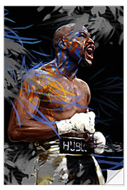 Sticker mural Floyd Mayweather