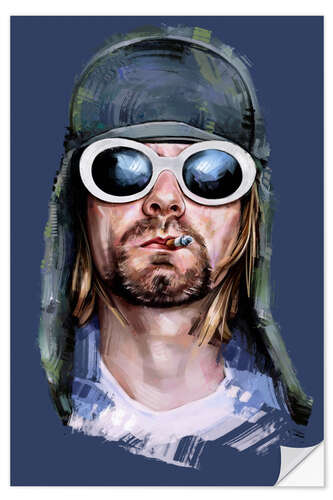 Wall sticker Kurt cobain