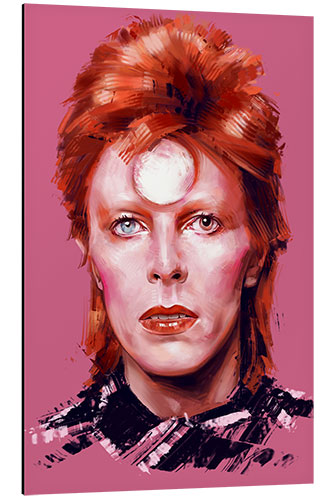 Aluminium print David Bowie