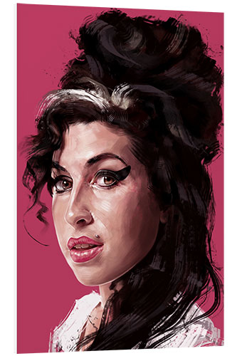 Foam board print Amy Winehouse