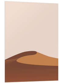 Foam board print Desert dune