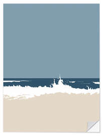 Wall sticker Ocean waves