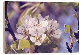 Trätavla Apple blossom