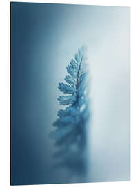 Aluminium print Blue fern