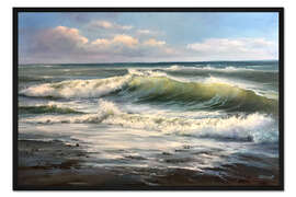 Gerahmter Kunstdruck Küstenlied