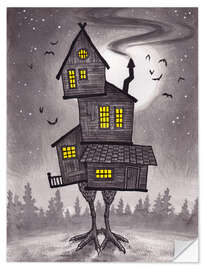 Wandsticker Baba Yagas Haus - Vasilisa Romanenko