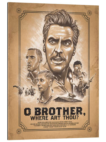 Quadro em plexi-alumínio O Brother, Where Art Thou