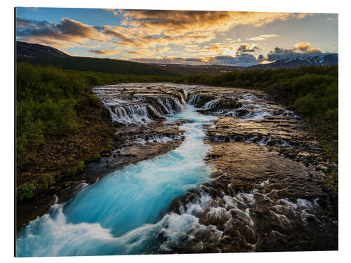 Aluminiumsbilde Bruarfoss waterfall